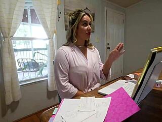 milf bends over for monster cock cowgirl ride taboo style 🔥🍆