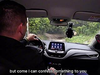 Camila Henao Fucks Horny Driver In Steamy Car