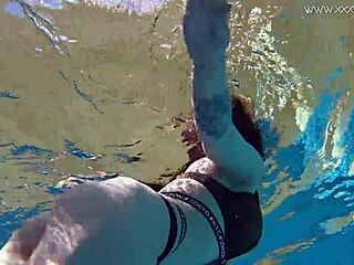 sheril blossom russian teen bikini underwater tease