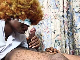 Medical check turns into bent over pussy licking and rough fucking