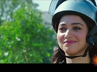 tamanna flaunts legs in tight shorts teasing every curve