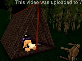 Hey, wanna see me fuck this hot tent babe hard?