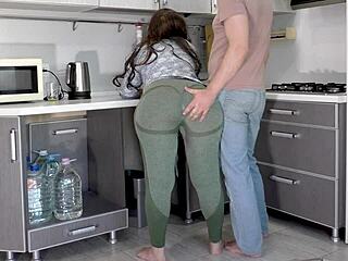 Breakfast plans? Nah, just pull those panties aside for big ass anal pounding