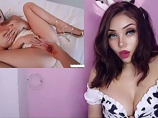 Casting Horny Latina with Massive Natural Tits for Rough Anal Creampie