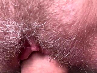 Hairy Pussy Pounded Ultra Close Cumshot Explosion