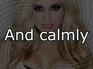 Mistress Lisa uses erotic hypnosis to trick slave into repeating obedient commands endlessly