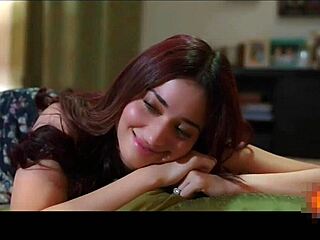 tamanna flaunts legs in tight shorts teasing every curve