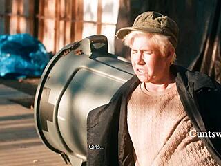 shaved babes lick scissor in wild gangbang frenzy