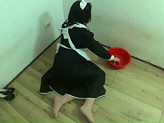 cosplay sluts: nun squirts while maid milf deepthroats in wild compilation 💦👗