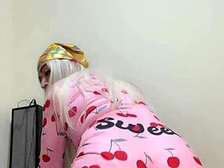 Linda Transexual's Rosy Samurai Tits Beg for Crossdressing Play