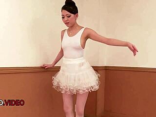 steamy ballerina's hot asian creampie cumshot finish! 💃💦