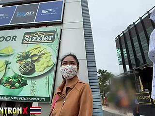 Johntronx - Petite Asian Model Bent Over Creampied in Cfnm POV!