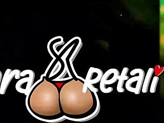 prepping sara retali's tight asshole with dildo for vince karter's rough anal pounding