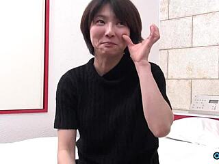 young slut in prison room enjoys two guys deepthroat cum play