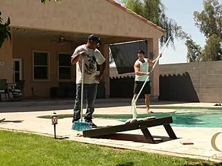 naked hotwife denies payment unleashing wild splash anal creampie trailer