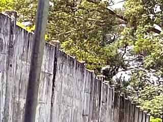 pulling out cock flashing redhead for public directions