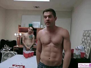 Three College Babes Pounded Hard By Two Studs!