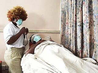 Medical check turns into bent over pussy licking and rough fucking