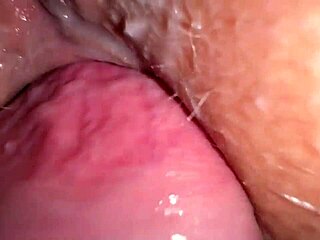 Romantic homemade anal creampie with squirting orgasms