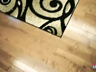 Petite Blonde Mya Pussy Fingered Handjob Cock