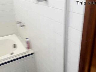 luiza marcato shocked in shower hard anal creampie finish