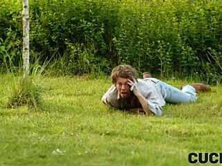 cuck4k brazilian wife cheats on desk while husband watches