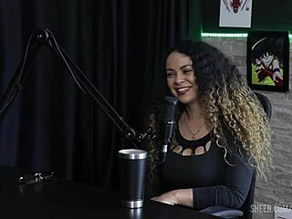 Charlottye's best moments in sheer red lingerie interview part 3