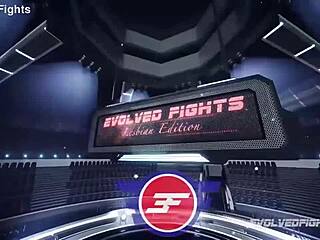 Agatha Delicious vs Daisy Ducati lesbian wrestling scissor fuck