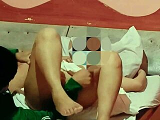 Pregnant asian fucked doggystyle and creampied in hotel