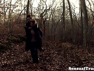 Latina shemale gets blown fucked anal hardcore in heels stockings