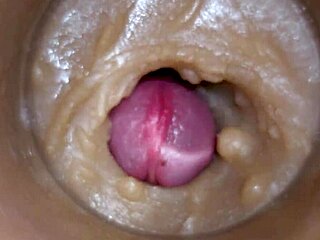 extreme closeup pussy toy camera injects huge sperm creampie 4k