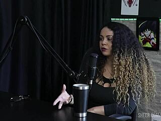 Charlottye's best moments in sheer red lingerie interview part 3