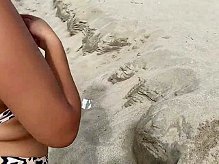 stranger spies me beach lures apartment wild fuck