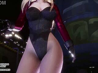 Watch Ahri's sexy Kpop dance in League hentai MMD uncensored