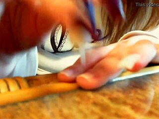 sexy italian long nails tease in relaxing asmr video