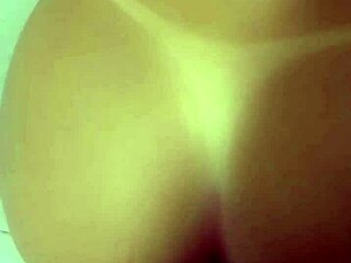 Gulping Hubby's Cock in Hotel Then Butt Creampie Bliss