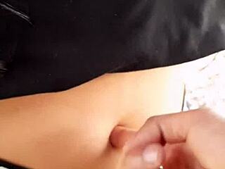 Seductive Latina Navel Fetish Tease Tempts Deeply