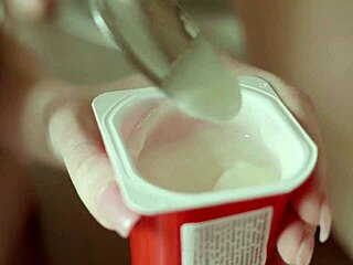 good morning elizabeth l & nicolette a start day with wet lesbian kitchen pussy licking 👅💦