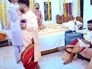 Sudipa's Wedding Night Gangbang with Five Husbands Full Fuck Fest!