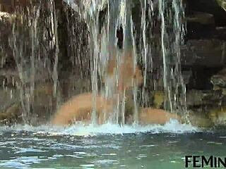 awesome pool lesbians fingering licking wet pussies orgasms cunilingus 4k