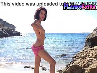 Maria Gutjahr's Big Tits Beach Nude Thrill