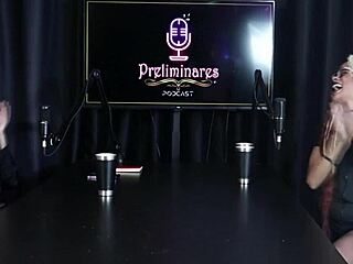 Naomi Campos Sheer Red Lingerie BDSM Group Orgasm Compilation