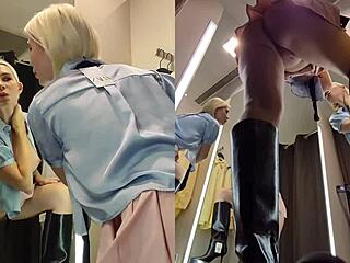 hidden cam fitting room juicy pussy upskirt