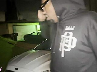 hot milf pounds young stud as older guy watches creampie