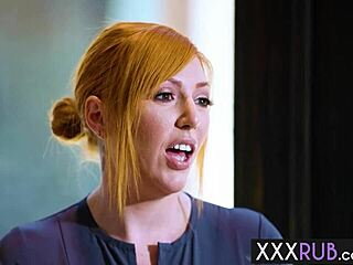 redhead milf lauren phillips massages client with titty fuck 🔥🍆