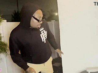 hot milf pounds young stud as older guy watches creampie