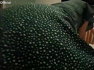 latina sneaks to room shaking ass homemade horny