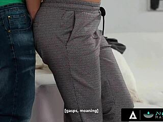 nuru massage - busty milf ryan keely first time deepthroat 😍💦