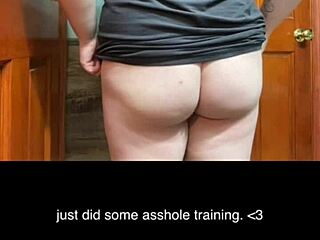 Stretched hole farts wildly after intense spreading session