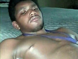 superdariusguy relaxes as solo masturbation pornstar in part five